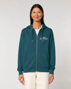 Full Zip Sweater Vest ZilverFitness Groen