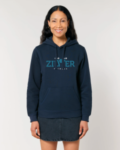 Hooded Sweater ZilverFitness Navy